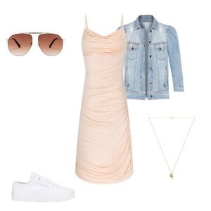 Indah Cloud Gathered Sides Midi Dress in purple